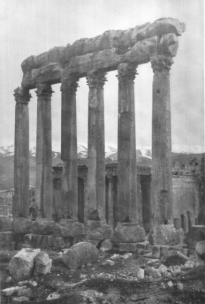 The Temple of Jupiter at Baalbec, from The Holy Land (1910)