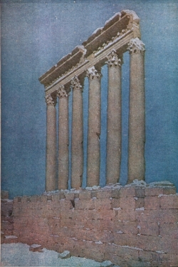 The Columns of the Sun at Baalbec, from The Holy Land (1910)