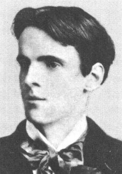 Yeats as a young man