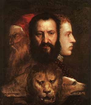 Titian's Allegory of Time governed by Prudence