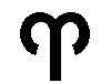 Aries glyph