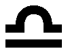 Libra glyph